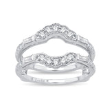 14K 0.50CT DIAMOND RING GUARD