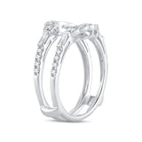 14K 0.50CT DIAMOND RING GUARD