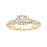 14K  0.37CT DIAMOND RING