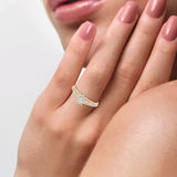 14K  0.37CT DIAMOND RING