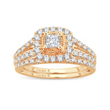 14K 1.00CT DIAMOND BRIDAL RING