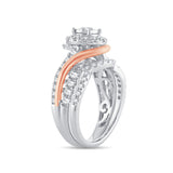 14K 1.10CT DIAMOND BRIDAL RING