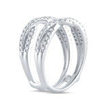 14K 0.50CT DIAMOND RING GUARD