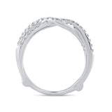 14K 0.50CT DIAMOND RING GUARD