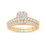 14K 1.02CT DIAMOND BRIDAL RING