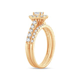 14K 1.02CT DIAMOND BRIDAL RING