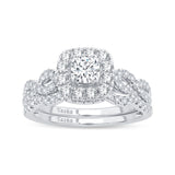 14K 1.00CT DIAMOND BRIDAL RING