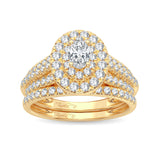 14K 1.00CT DIAMOND BRIDAL RING