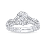 14K 0.69CT DIAMOND BRIDAL RING