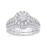 14K 1.14CT DIAMOND BRIDAL RING