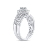 14K 1.14CT DIAMOND BRIDAL RING