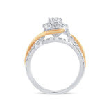 14K 1.10CT DIAMOND BRIDAL RING