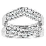 14K 0.50CT DIAMOND RING  GUARD.