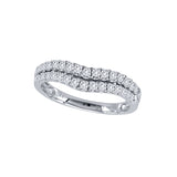 14K 0.50CT DIAMOND RING GUARD