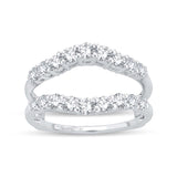 14K 1.00CT DIAMOND RING GUARD