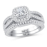 PLATINUM 1.11CT DIAM BRIDAL  RING