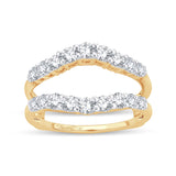 14K 1.00CT DIAMOND RING GUARD