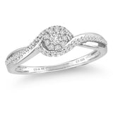 14K DIAMOND RING