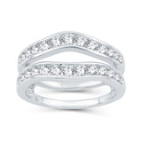 14K 1.00CT DIAMOND RING GUARD