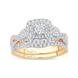 14K 01.00CT DIAMOND BAND