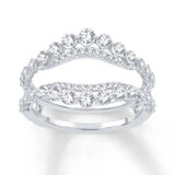 14K 1.00CT DIAMOND RING GUARD