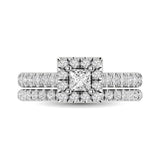 14KT White Gold 1Ct.Tw. Diamond keyani Bridal Ring