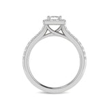 14KT White Gold 1Ct.Tw. Diamond keyani Bridal Ring