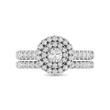 14KT White Gold 1Ct.Tw. Diamond keyani Bridal Ring