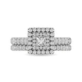 14KT White Gold 1Ct.Tw. Diamond keyani Bridal Ring