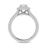 14KT White Gold 1Ct.Tw. Diamond keyani Bridal Ring