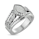 Diamond Engagement Ring 1/2 ct tw in 10K White Gold