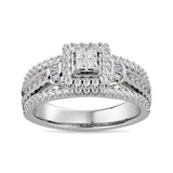 Diamond Engagement Ring 3/4 ct tw in 10K White Gold