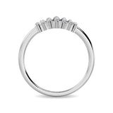 Diamond Tapper  Fashion Ring 1/4 ct tw in 10K White Gold