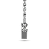 Diamond Round Cut  Fashion Necklace 1/4 ct tw in 10K White Gold