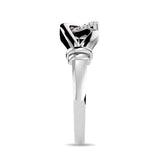 Diamond Fashion  Ring 1/6 ct tw in 10K White Gold