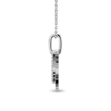 10KT WHITE GOLD 1/10CT TW DIAMOND PENDANT