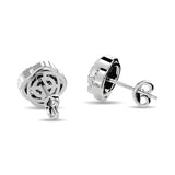 Diamond Fashion Earrings 1/4 ct tw in 10K White Gold