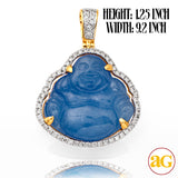 10KY 0.50CTW DIAMOND BUDDHA PENDANT