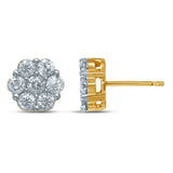 14K 0.91ct Diamond Earring